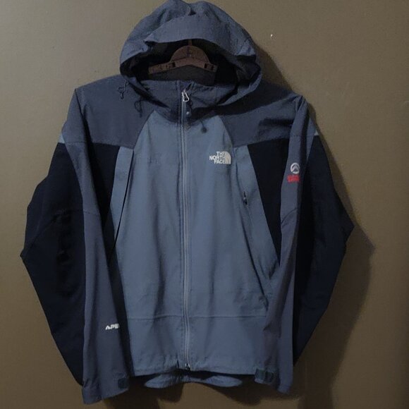 The North Face Summit Series Men's Apex Hooded Jacket Grey MEDIUM - Picture 1 of 10